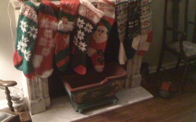 Stockings on the Mantelpiece